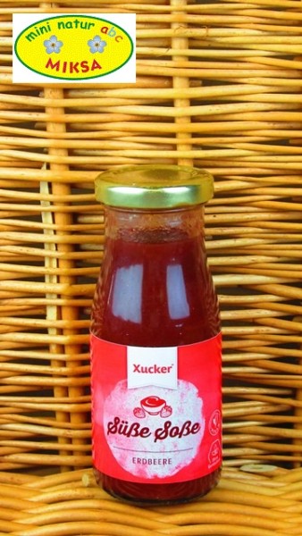 Süße Soße mit Erdbeeren und Xylitol