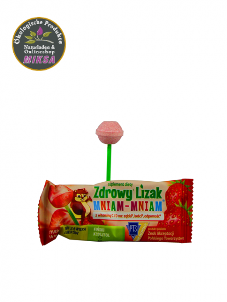 Gesunde mniam Erdbeer-Lutscher