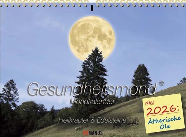 ROMANUS® Gesundheitsmond Wandkalender A4 zum Aufhängen