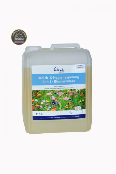 Ulrich natürlich Weich- und Hygienespülung 3-1 Blumenwiese 5l