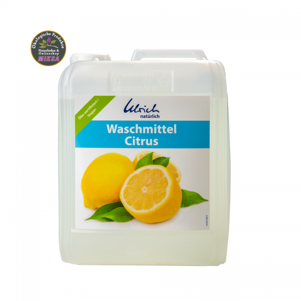 Ulrich natürlich Waschmittel Citrus 5l neue Rezeptur!!!