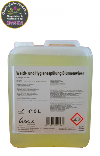 Ulrich natürlich Weich- und Hygienespülung 3-1 Blumenwiese 5l