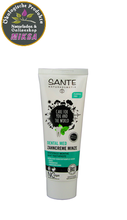 Zahncreme Sante - Minze mit Xylitol ohne Fluor