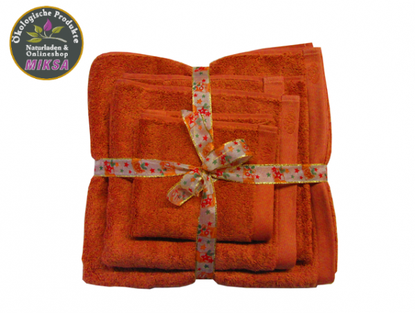 Frottier Tücher Set Terracotta 2