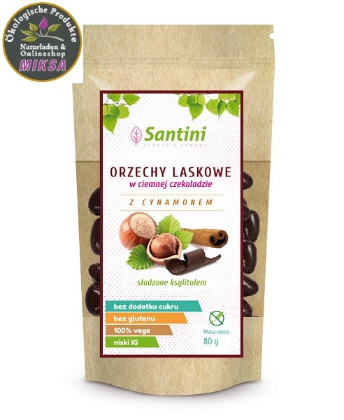 Schokohaselnüsse mit Zimt und Xylitol