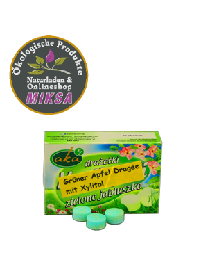 Xylitol-Grüner Apfel-Dragee 0% Zucker