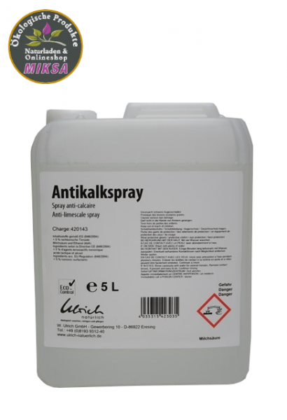 Ulrich natürlich Antikalkspray 5l