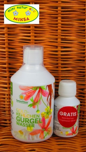 Gurgelwasser 500 ml +gratis Gurgelwasser 100 ml