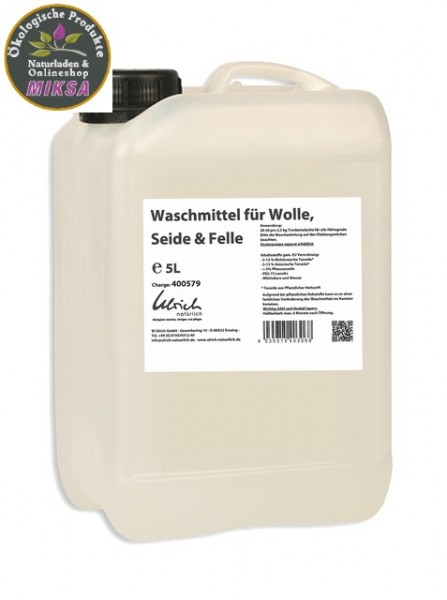 Ulrich natürlich Waschmittel für Wolle, Seide und Felle 5l