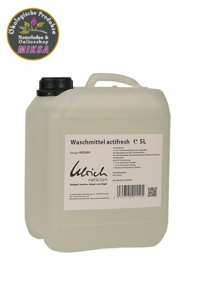 Ulrich natürlich Waschmittel actifresh 5l
