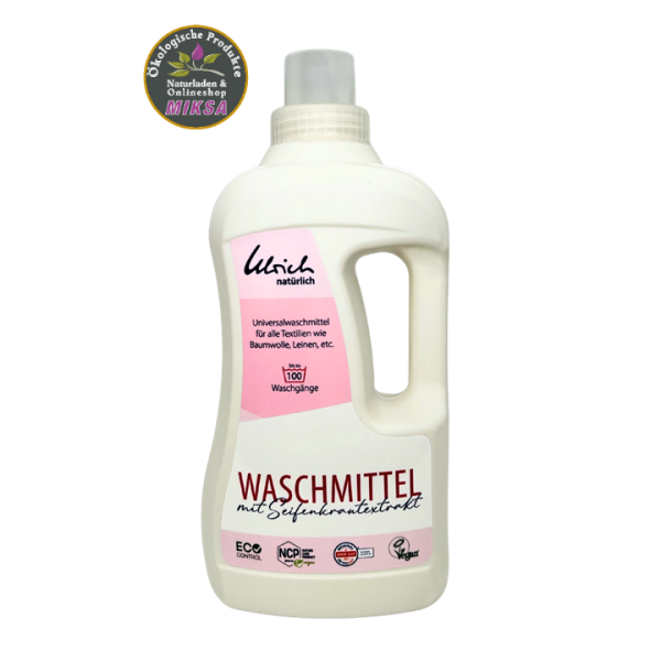 Ulrich natürlich Waschmittel mit Seifenkrautextrakt 1l