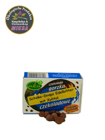 Schoko-Drops Edelbitter mit Xylitol