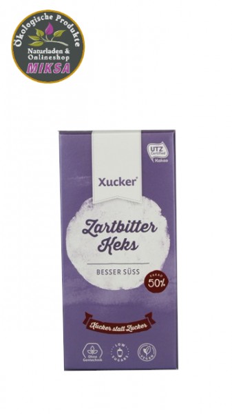 Schokolade Zartbitter mit Kakaokeks und Xylitol
