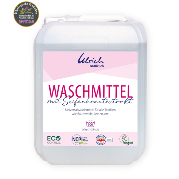 Ulrich natürlich Waschmittel mit Seifenkrautextrakt 5l