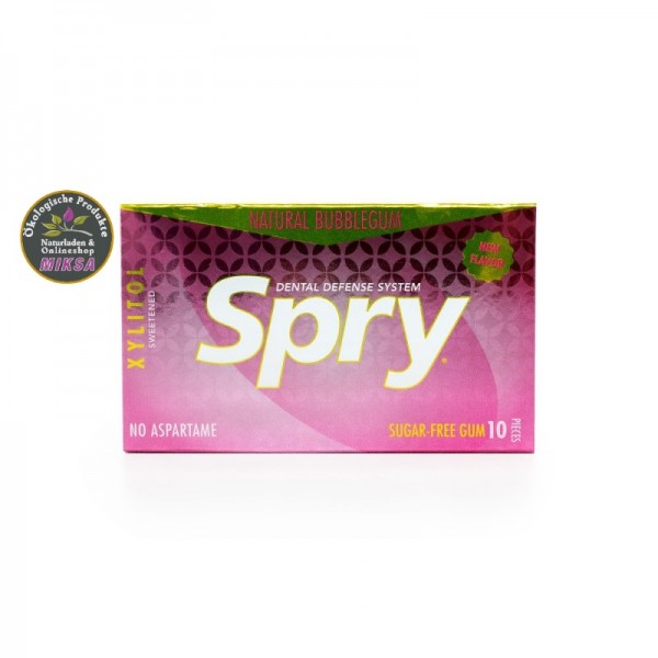 Xylitol Kaugummi SPRY „natural Bubblegum”