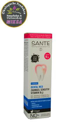 SANTE Dental Med Zahngel Vitamin B12 ohne Fluorid