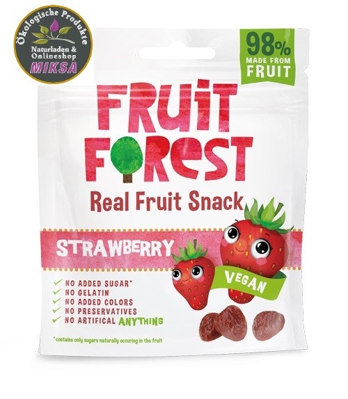 Real Fruit Snack Erdbeere